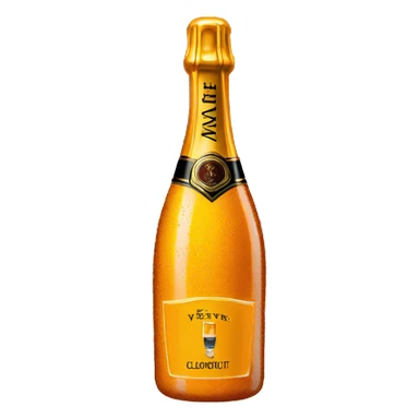 veuve cliquot bottle sticker