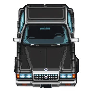 Toyota Crown 1980s model, vintage Japanese luxury sedan sticker