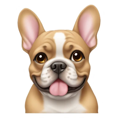 A fawn frenchie sticker