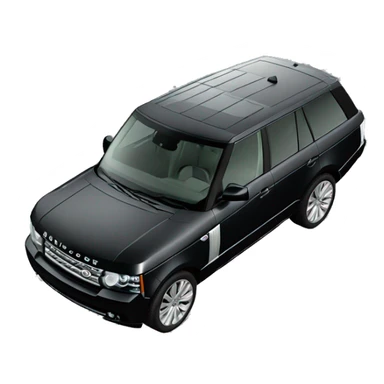 Land rover range Rover 2007 black sticker