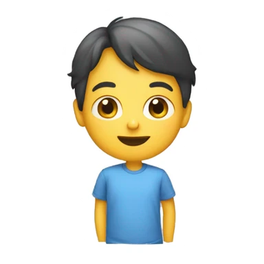 Un garçon disant bonne nuit à une fille sticker