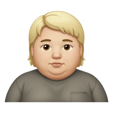 ash Trevino is a fat girl with blonde hair  sticker