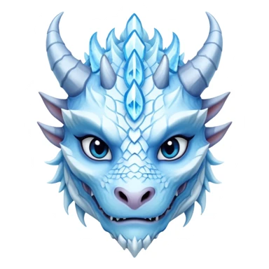 Female ice dragonborn  sticker