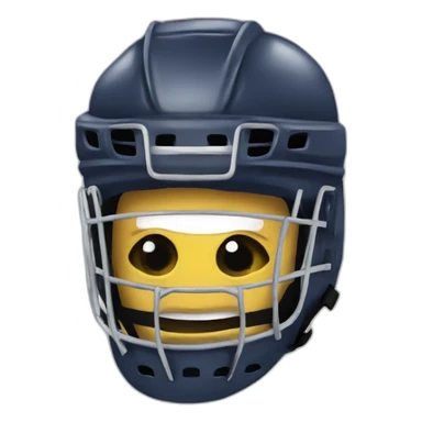 Masque hockey Halloween sticker