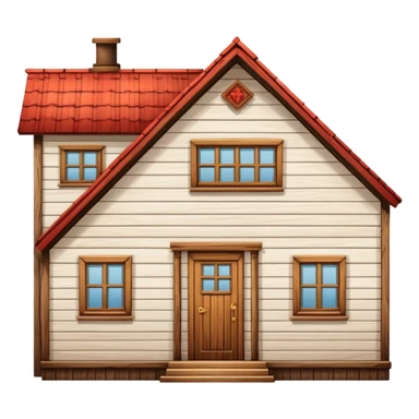 a paneled house from the USSR  sticker