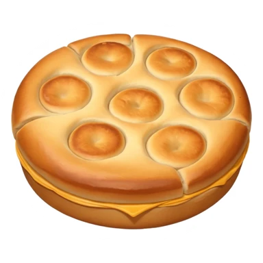 round focaccia without seasoning sticker