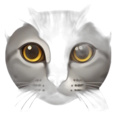 brittish shorthair cat with caramel eyes sticker