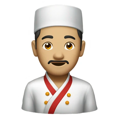 chinois qui fume sticker