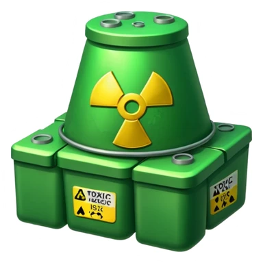 nuclear waste sticker