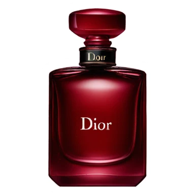 Dark red Dior parfum  sticker