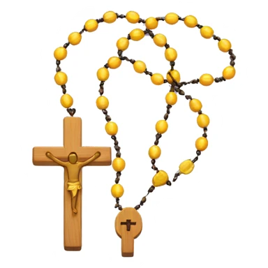 rosary beads sticker