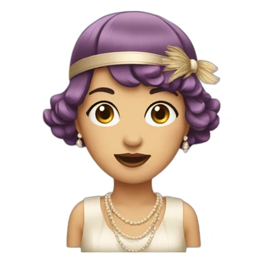flapper sticker