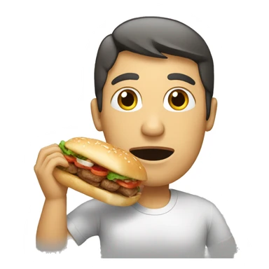 a person asking if you want to eat a kebab for lunch sticker