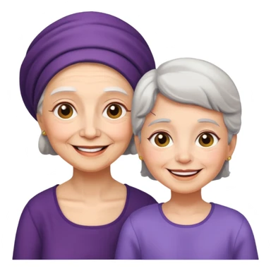 Grandmother - granddaughter sticker
