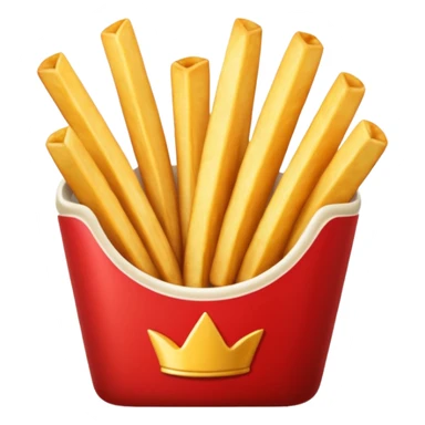 Fries and onion fries sticker