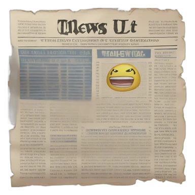 news newspaper document pokemon future sticker