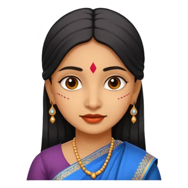 Indian woman 25 years old girl sticker