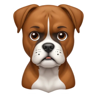 Boxer dog sticker