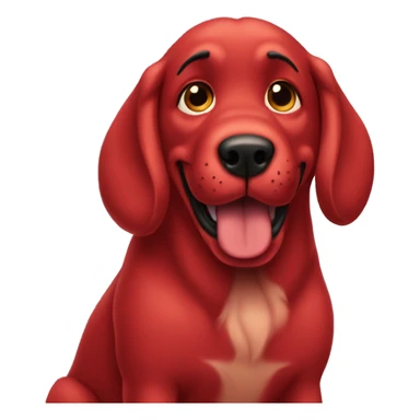 Clifford the big red dog sticker