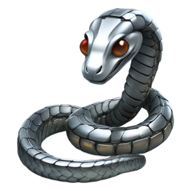 snake - futuristic - robot - made - of - metal sticker