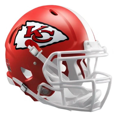 Kansas City Chiefs helmet sticker