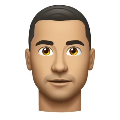 Kral tacı takmış ronaldo sticker