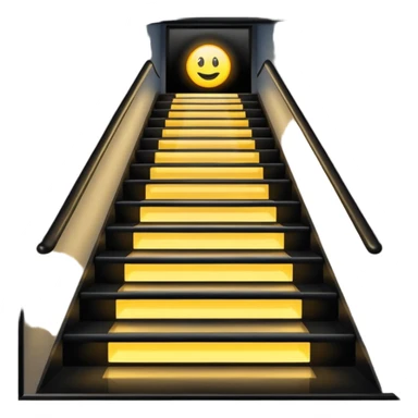 Lights up stairs 1 at floor sticker