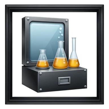 Secretive lab in a deserted place sticker