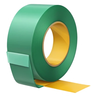 make light Green wide tape sticker