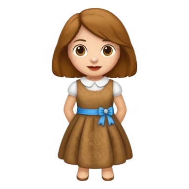 Bassotto seduto con vestito di lana sticker