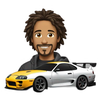 Supra MK4 de fast and furious sticker