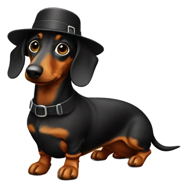 Dachshund pilgrim sticker