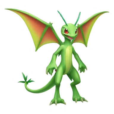 Full body shiny cl Flygon-Scyther-grovyle sticker