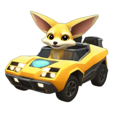 fennec car in rocket league sticker
