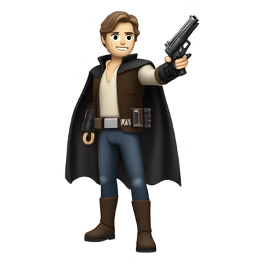  Han Solo batman sticker
