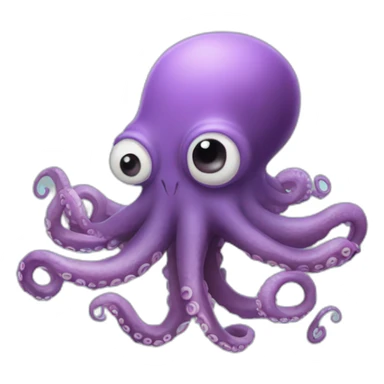 body octopus with head minion sticker