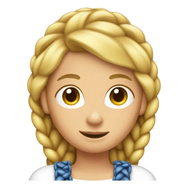 blonde girl with braid mid tanned drinking beer sticker