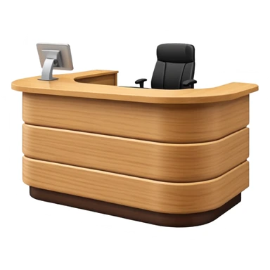 Reception desk
 sticker