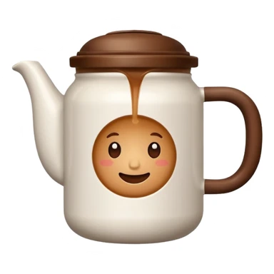 Cup of coffee white in a bottle white sticker