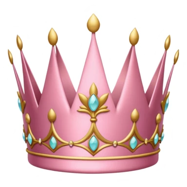 Coquette pink crown sticker