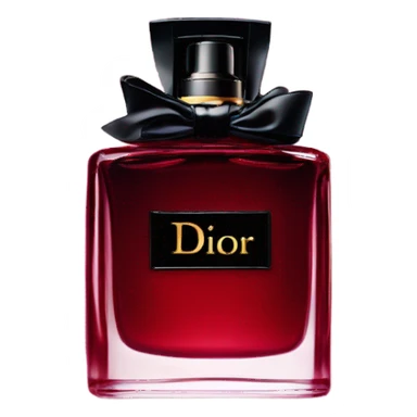 Dark red Dior parfum  sticker