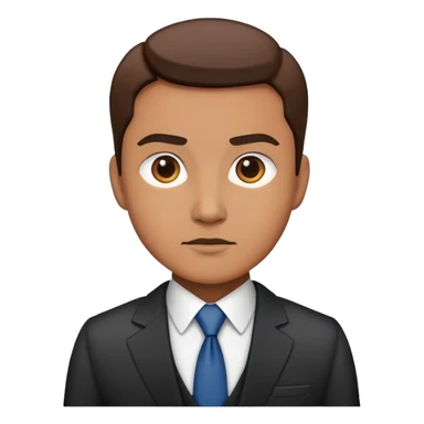 director businessconfidently wears smart business attire sticker