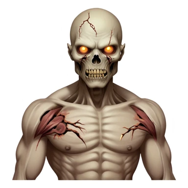 Cinematic Realistic WoW undead civilian Portrait, captured in a fierce, battle-ready stance, muscles taut beneath his tattered, earth-toned attire. His decayed, pallid skin and glowing eyes are rendered with intense lifelike detail and dynamic lighting, high shine, embodying the raw, relentless fury of an undead civilian in the heat of combat. sticker