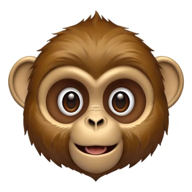 monkey moving at high speed sticker