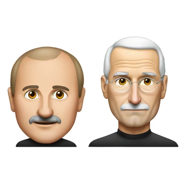  Lukashenko and Steve jobs  sticker