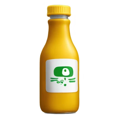 mustard bottle sticker