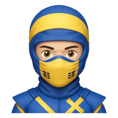 Ukraine, flash, ninja sticker