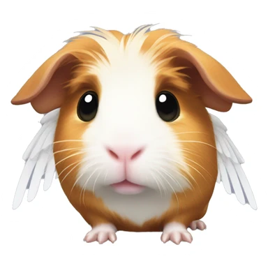 Guinea pig with big wings sticker