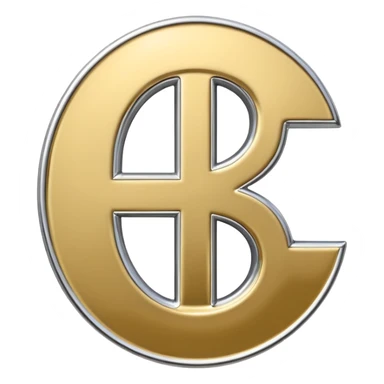 A double dollar sign emoji made of polished silver chrome, smooth metallic surface, glossy reflections, luxury swag vibe, minimal iOS emoji style, centered on white background sticker