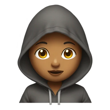 muñeca con sudadera  sticker